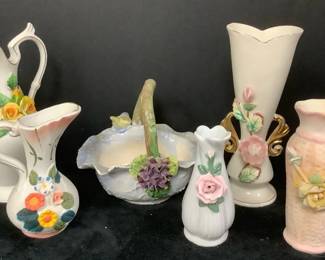 Vintage Vases, Pitchers More