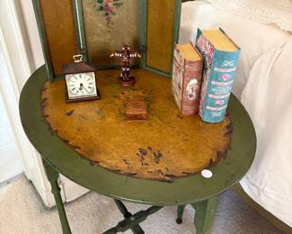 Painted table and decor