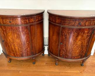 Pair of pristine demilunes