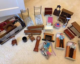 Some of the doll house furniture