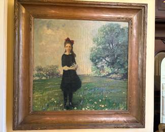 Oil of daughter of original home owner