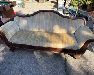 Lovely old sofa—velvet