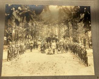 Early photo of Boy Scouts