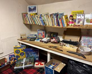 Toys and books 