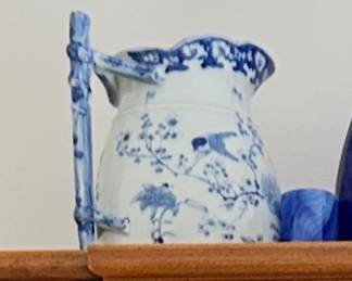 Beautiful porcelain pitcher