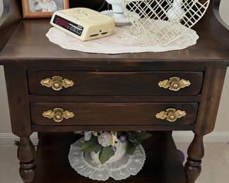 solid wood night stand 