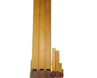 Pipes From A Wooden Pipe Organ