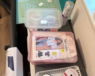 Sewing notions - ribbon, patterns, cutting boards, bias tape, sewing kits