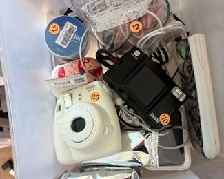 Electronics - cameras, calculators, cords, mouses, keyboards