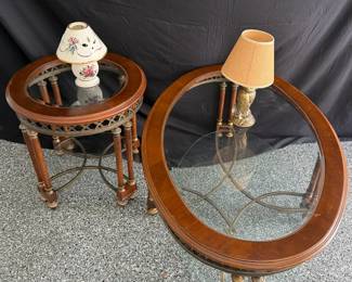 907 Glass Top Coffee Time 