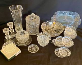 103 Cut Glass  Crystal Collection