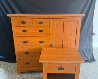 918 Modern Wardrobe  Night Stand.