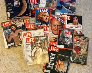 110 Vtg. Life Magazines 