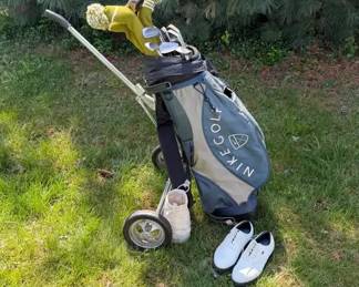 501 Vintage Nike Golf Bag  Top Flight Club Set.