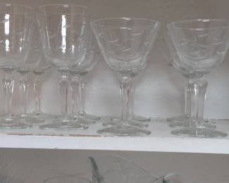 Crystal glasses