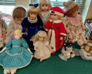 Vintage doll collection