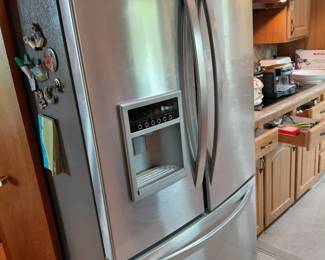 LG French door refrigerator stainless steel
