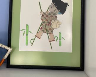 Japanese wall fabric