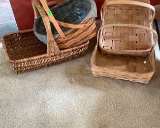 Longaberger and Ashwood baskets
