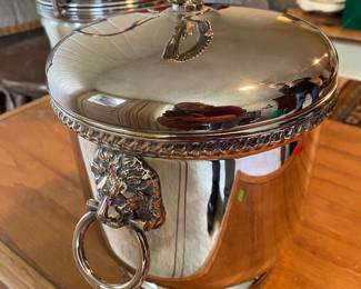 Silver plate ice bucket