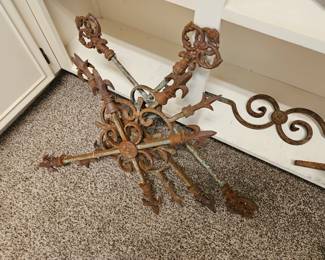 metal crosses, all hand made