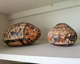 hand painted gourds