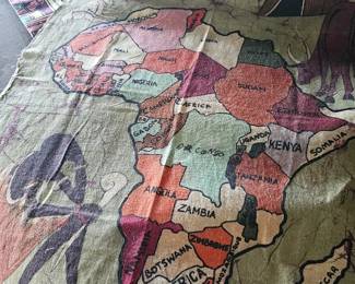Africa textile map