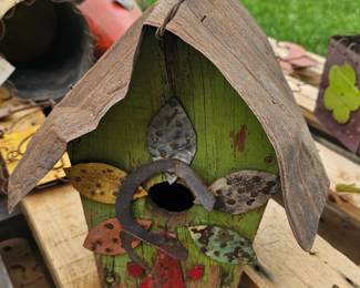 one of a kind birdhouse