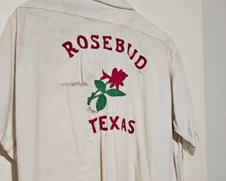 Rosebud shirt, as is