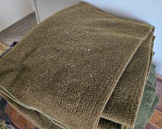 vintage Army blankets
