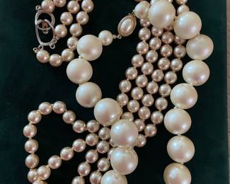 Faux pearls