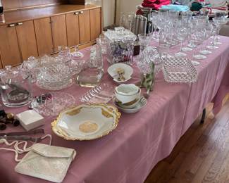 Crystal and bric a brac