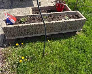 Cement planters 