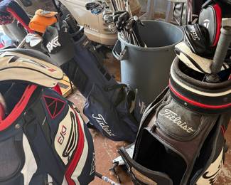 More clubs and bags