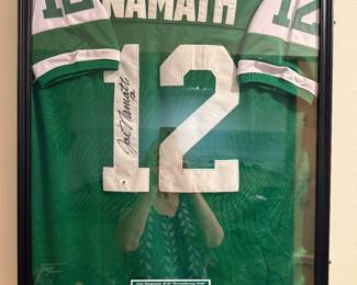 Autographed Joe Namath Jets jersey