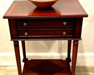 Bombay Company Accent Table on Casters $95