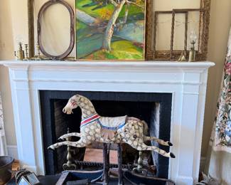 Kelly Mattox art & Antique Carousel Horse