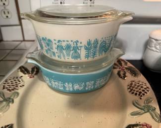 J Elliott Est Sales-PYREX Amish Butterprint, Cottage Core, Coca-Cola, Tools