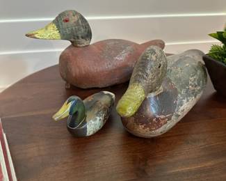 Vintage Mason Decoy Mallard Drake Set