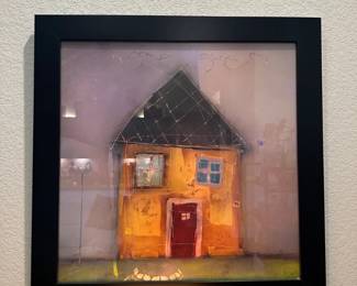 Abstract House Painting Home Sweet Home