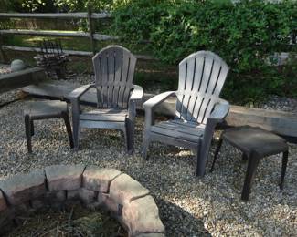 There is a stack of these Chairs in Brown