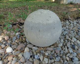 We have a couple of these Garden Orbs (concrete)