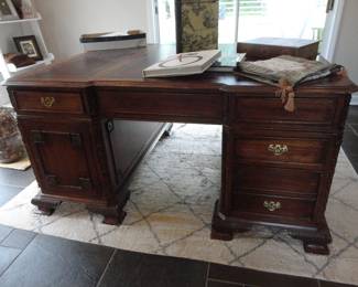 Two Person Writers Desk - JFK used a Double-"partners desk"