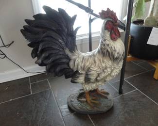 Fred the Rooster has fixable damage on his backside :)