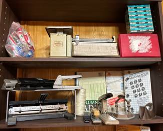 2–3 whole punch, stapler, tape, dispensers, weight scale and more