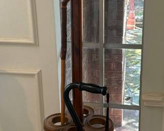 Hat rack w/ umbrella or cane Holder