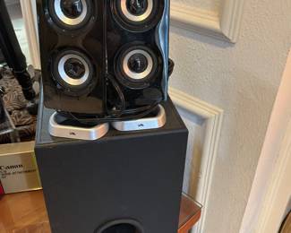 Subwoofer with speakers