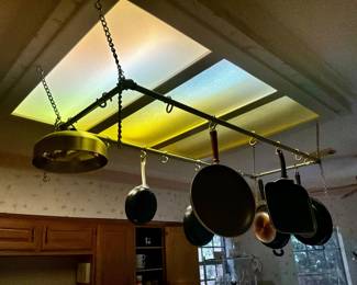 Hanging pot rack