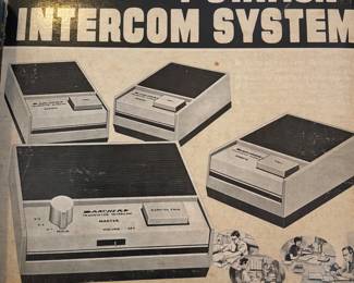 Vintage archer four Station intercom