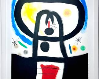 Lot 3472 Original Joan Mir Equinox Etching  Aquatint